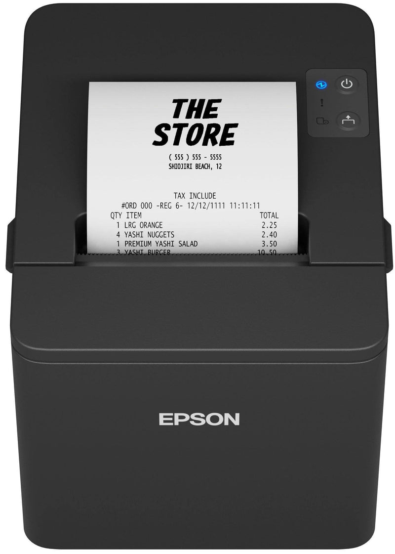 Epson Printer Tickets TM-T20IVEN Thermal Wide Paper 80MM USB-RS232-Ethernet Black