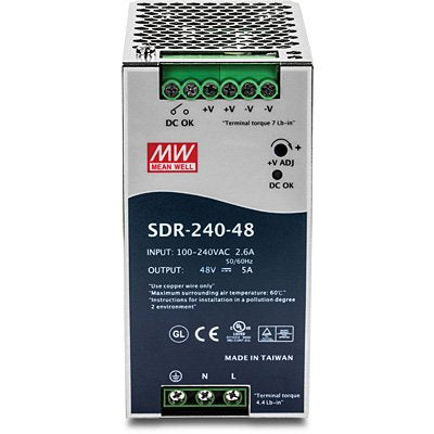 Trendnet Power Supply Carril Din 48V 240W TI-PG80