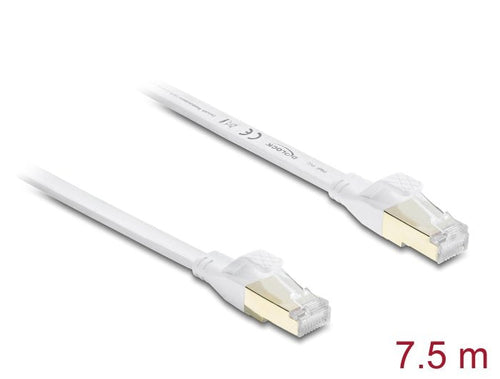 Delock RJ45 Flachband Network Cable CAT.8.1 U FTP 40Gbps, 7,5M — image 1