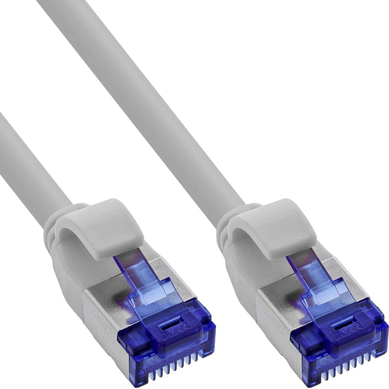 Inline® Network Cable Slim, CAT.6A, S/FTP, Tpe (lszh) Flexible, PoE, Grey 15M