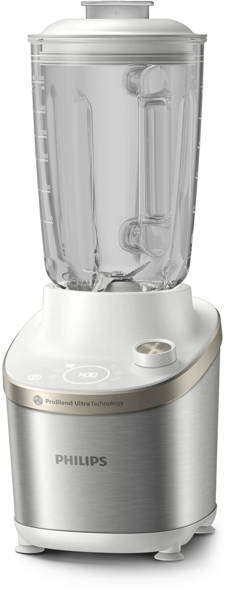 Philips Blender HR3760 01 Atlantic High Speed Blender, Metal White