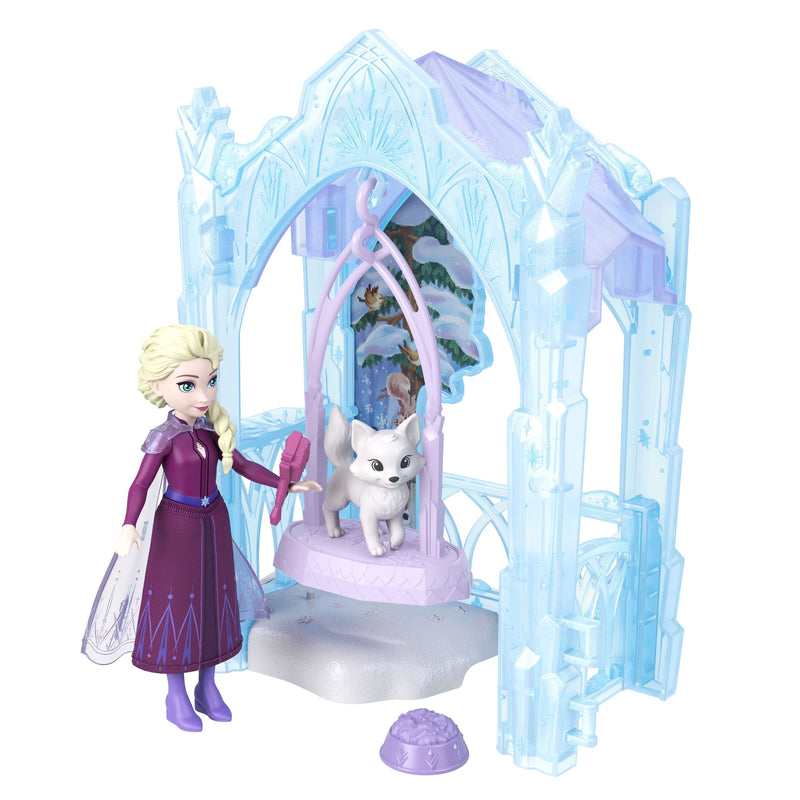 Muñeca Elsa Escondite Helado Animales Frozen Disney