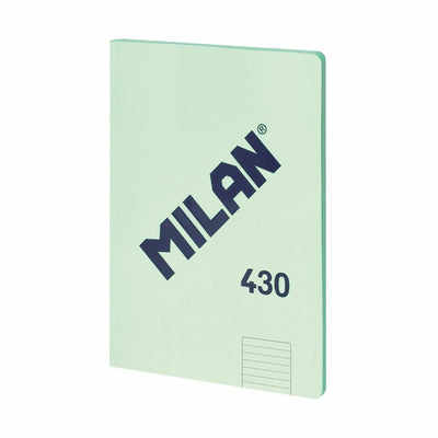 Milan Libreta Encolada Formato A4 Pautado 7MM - 48 Hojas 95 Gr/M2 - Microperforado - Cover Blanda - Colour Gre — image 1