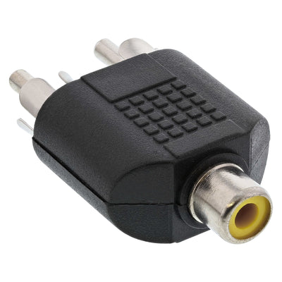 Inline Adapter Audio Rca Female a 2X Rca Male — image 1