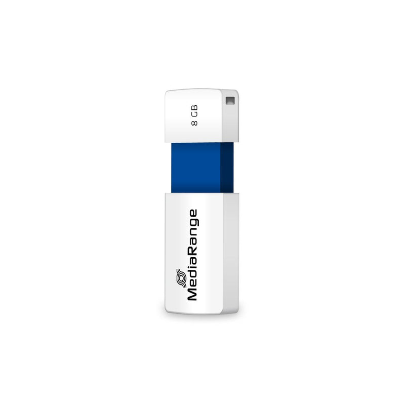 Mediarange USB Flash Drive MR971 8GB USB Type a 2.0 Blue White