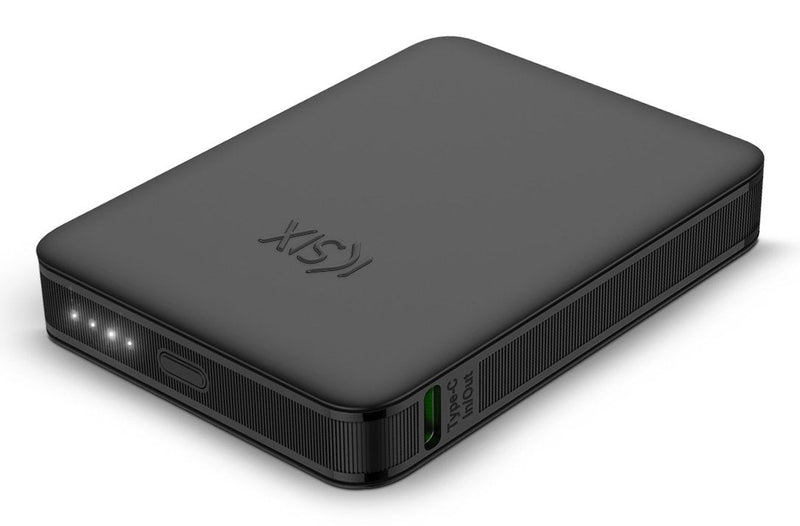Ksix Nano Powerbank 5.000MAH - Size Bolsillo - Power Delivery - 20W - USB Cable -c a USB-C - Indicadores LED -