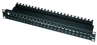 Telegärtner Amj-s 19 '' Panel Connection 24 Ports Without Equipar, Black — image 1