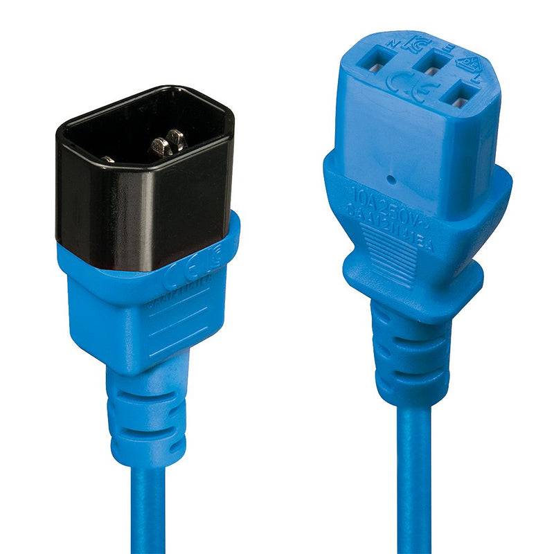 Lindy Alargador IEC C14 - C13 Blue 2M