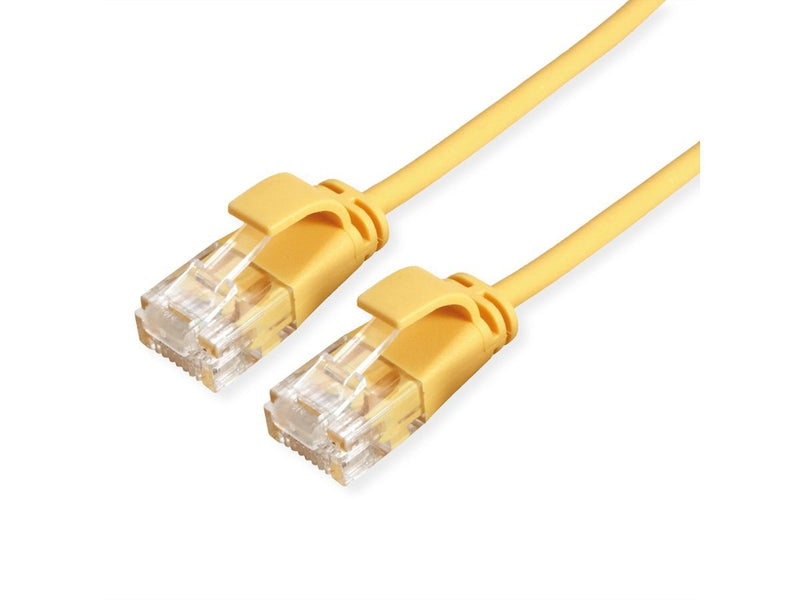 Roline Green UTP Network Cable CAT.6A (class Ea), Lsoh, Slim, Yellow 5M
