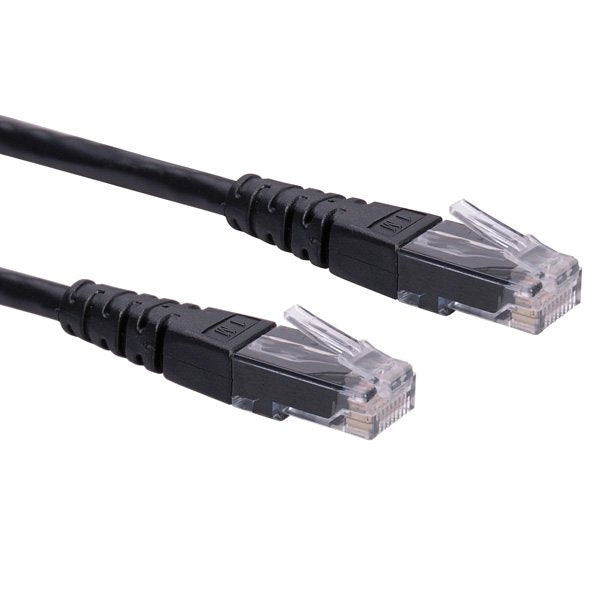 Roline Network Cable KAT.6 Class And UTP Black 2M
