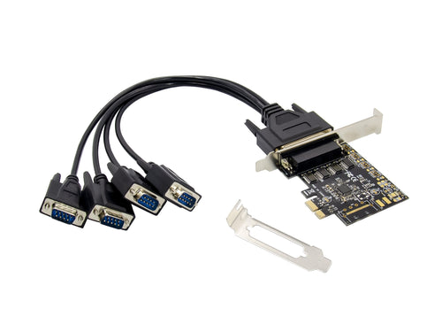 Conceptronic Controladora PCIE 4 Ports Serie Compatible Low Profile — image 1