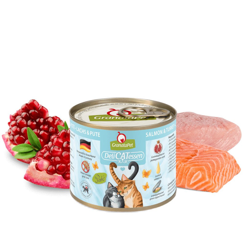 Granatapet Delicatessen Salmon And Turkey - Comida Húmeda Gatos - 200G