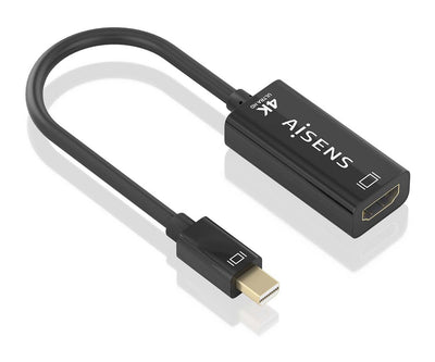 Aisens Converter Mini DP a HDMI 4K@60HZ, Mini DP/M-hdmi/H Black 15CM — image 1