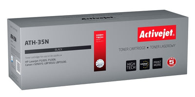 Activejet Toner ATH-35N (reemplazo HP 35A CB435A Canon CRG-712 - Supreme - 1.800 Páginas - Black — image 1