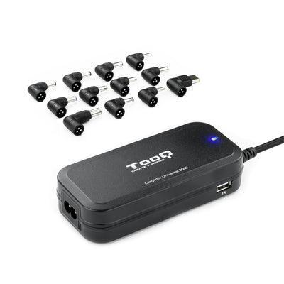 TooQ Charger Universal Automatic Laptop 90W - 2x USB - 12 Adaptadores - Voltaje 12-20V — image 1