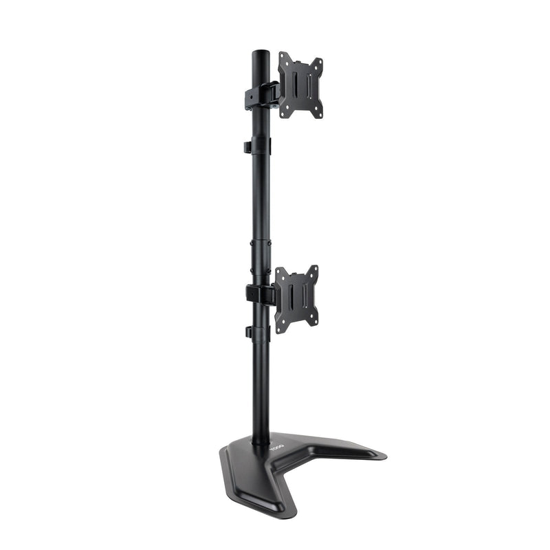 TooQ Desk Mount 2 Monitores Vertical 17-32 - Rotating And Tilt - Weight Max. 9KG X Arm - VESA