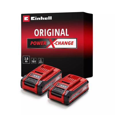 Einhell Battery Power-x-change Plus Twin-pack 18VOLT 3,0AH Red/Black 2 Pcs Without Charger 4511631 — image 1