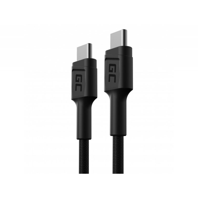Green Cell Cable Powerstream USB-C - USB-C 30CM Suministro Energía 60W Ultra Charge Qc 3.0