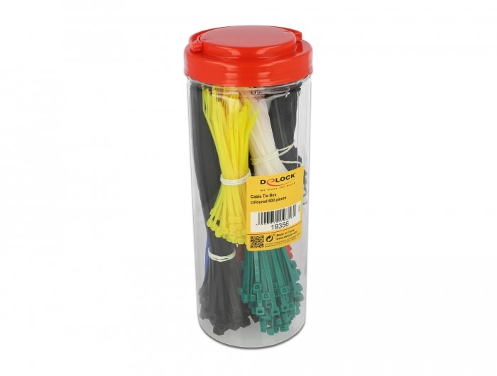 Delock Brida Cables Box Surtida 600 Units Colours