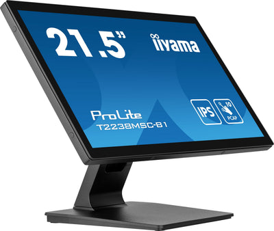 Iiyama Prolite T2238MSC-B1, Monitor LED 55CM 21, Black Matte Fullhd, Ips, Screen Touchscreen T2238MSC-B1 — image 1
