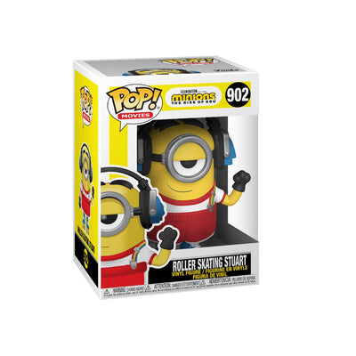 Funko Pop Movies Minions 2 Roller Skating Stuart Nº 902 Box Genuine — image 1