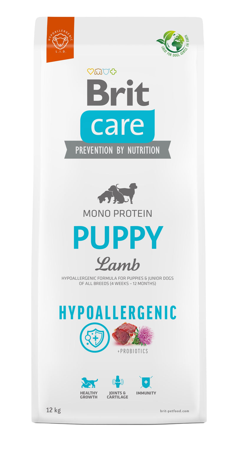 Brit Care Hypoallergenic Puppy Lamb - Alimento Seco Perros - 12KG
