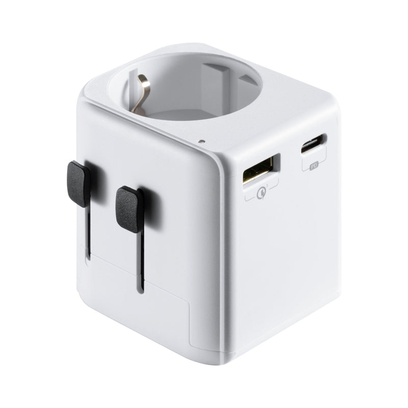 Ewent Plug Universal EW1472 Usa Uk Aus China 1 X USB 1 X USB Type-c