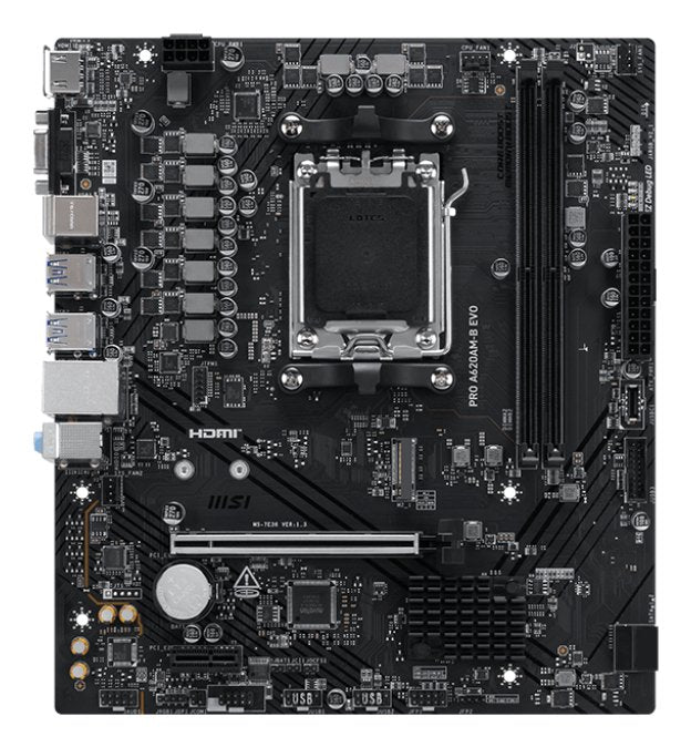 MSI Motherboard Pro A620AM-B Evo DDR5 AM5 7E36-001R