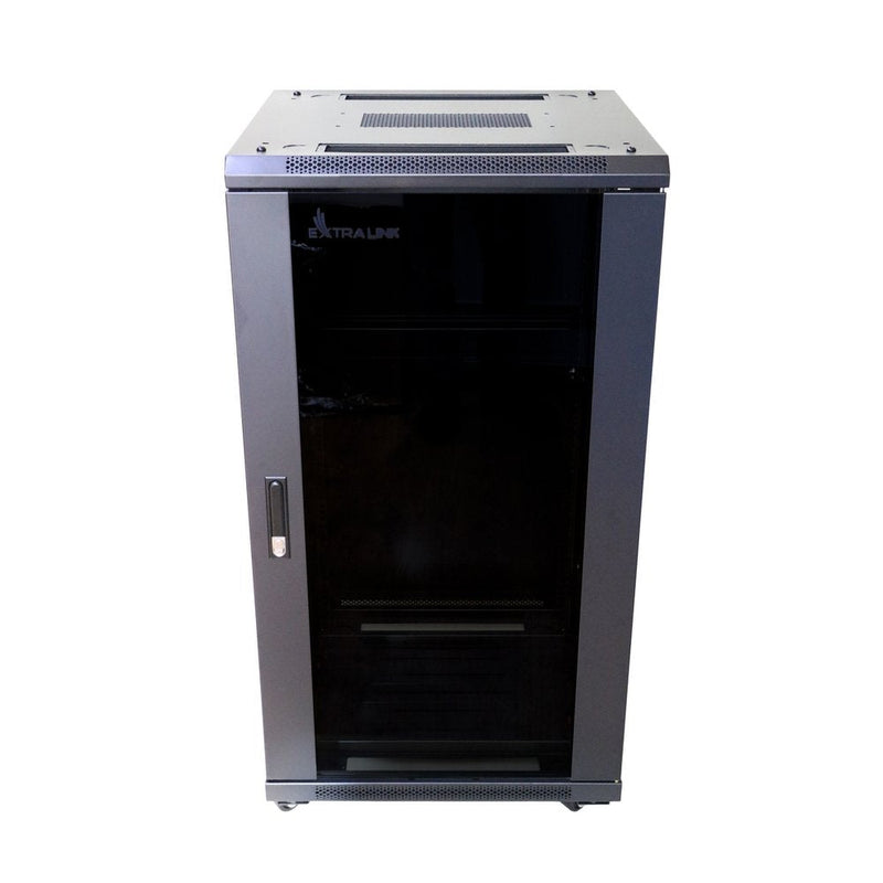 Extralink 22U 600X800 Standing Rackmount Cabinet Black