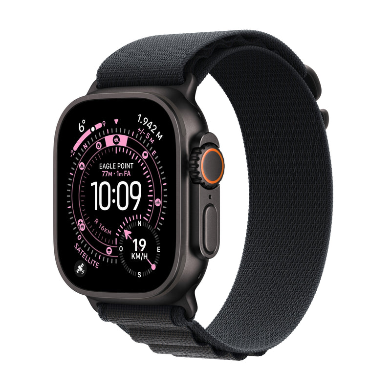 Apple Watch Watch Ultra 3 (2025) LTE 49MM Titanium Case With Alpine Loop Small - Black