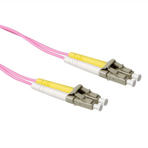 7 Meter Lszh Multimode 50 125 OM4 Fiber Patch Cable Duplex With Lc Connectors