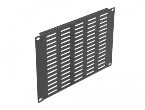 Delock Panel Gabinete Network 10 With Ranuras Ventilación Horizontal 4U Black — image 1