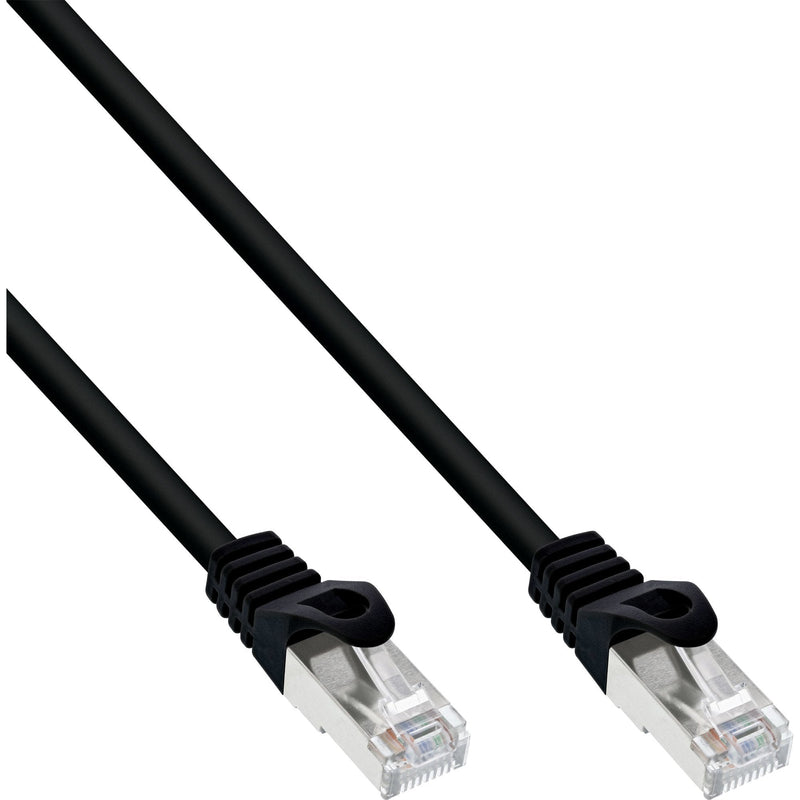 Inline 25 Pieces Bulk-pack Patch Cable Sf/UTP, CAT.5E, Black 5M