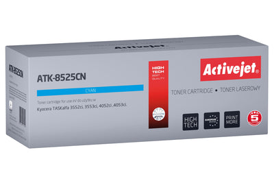 Activejet Toner ATK-8525CN Reemplazo Kyocera TK-8525C Supreme 20000 Pag Cyan — image 1