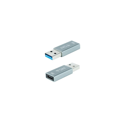 Nanocable Adapter USB-A 3.1 Gen 2 Male a USB-C Female - Transferencia Datos Up To 10Gbps - Funcion Otg — image 1
