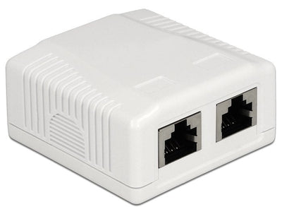 Delock 86197 Roseta With 2 Socket Network CAT.6A Lsa Wall — image 1