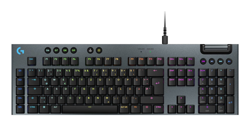 Logitech Keyboard Gaming G915X Wired Black (de) (920-012938)