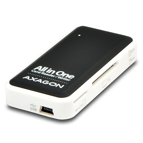 Axagon CRE-X1, Reader Mini External USB 2.0 5 Ranuras Todo Uno