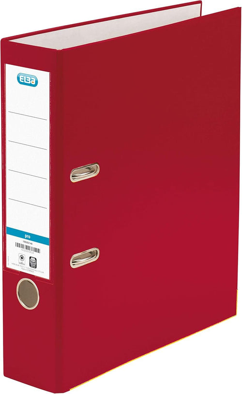Elba Ring Binder Lever A4 Lomo Wide Rado Red — image 1