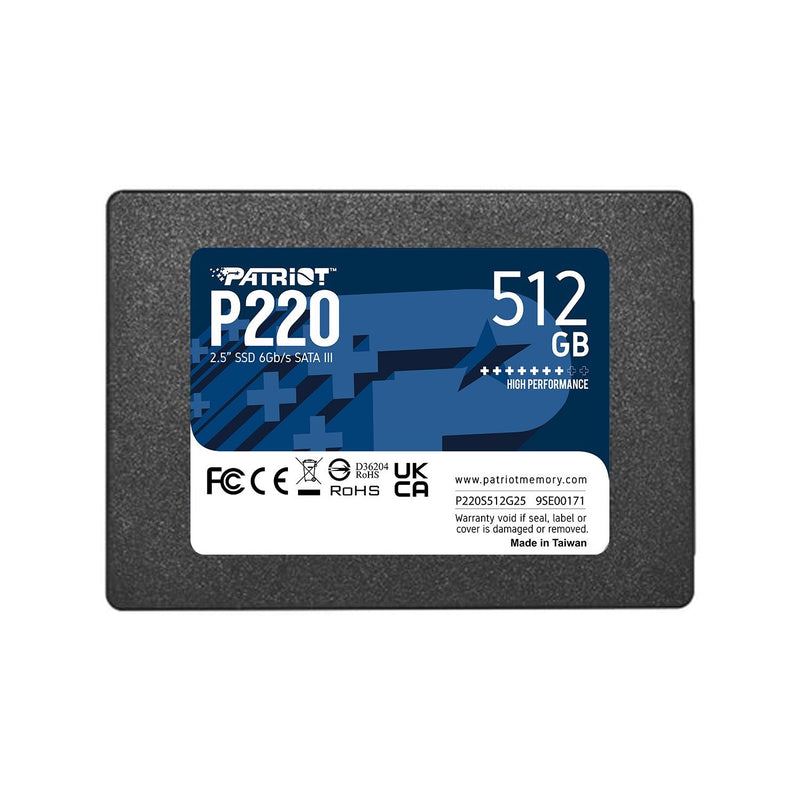 Patriot Drive SSD 512GB 2,5 P220 SATA3 550/500 P220S512G25