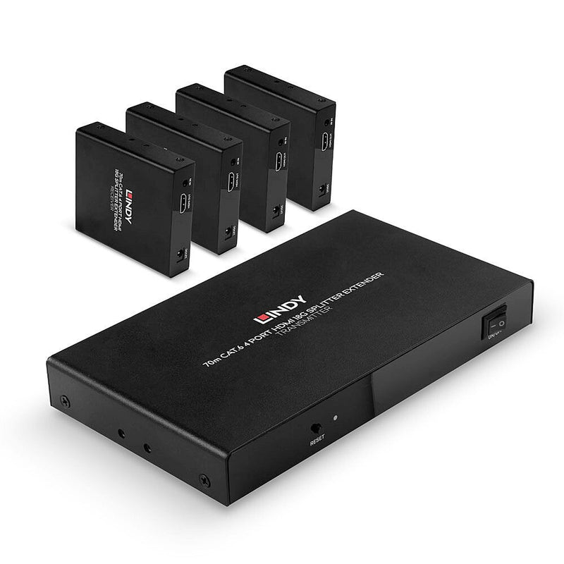 Lindy Extender 4 Port 70M CAT.6 HDMI 4K60