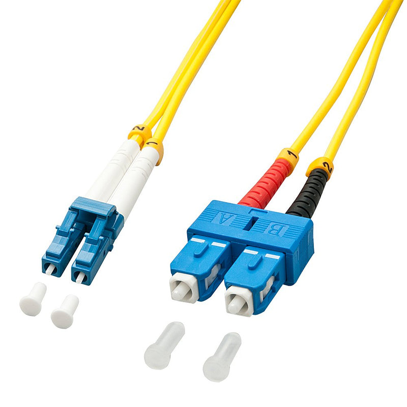 Lindy 47473 Cable Fibre Optic 5M Lc St OS2 Yellow