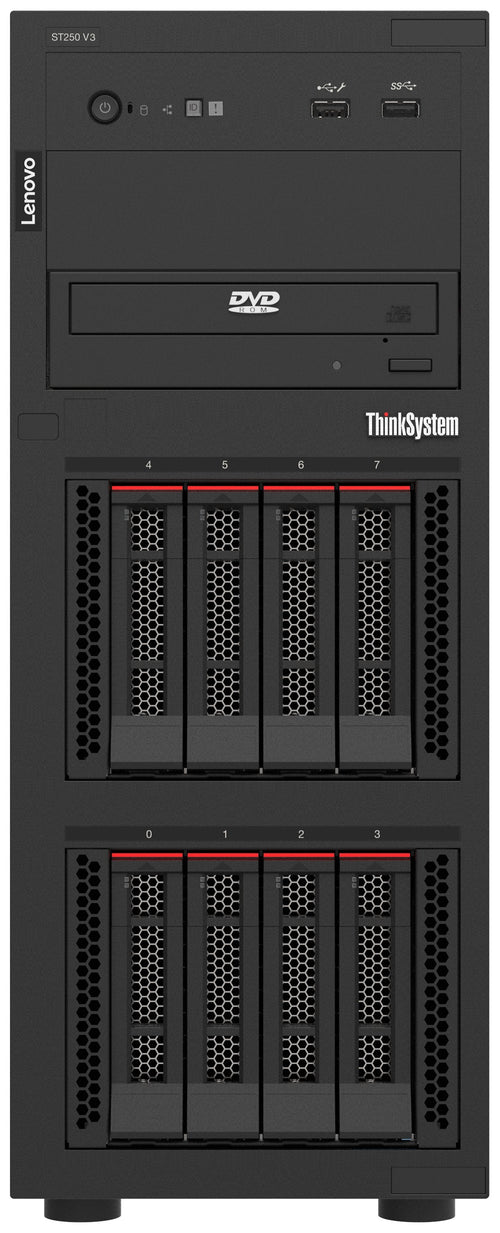 Lenovo Server Isg Thinksystem ST250 V3 1XINTEL Xeon 6315P 4C 2.8GHZ 55W 1X16GB 1RX8 Sw Rd 1X800W — image 1