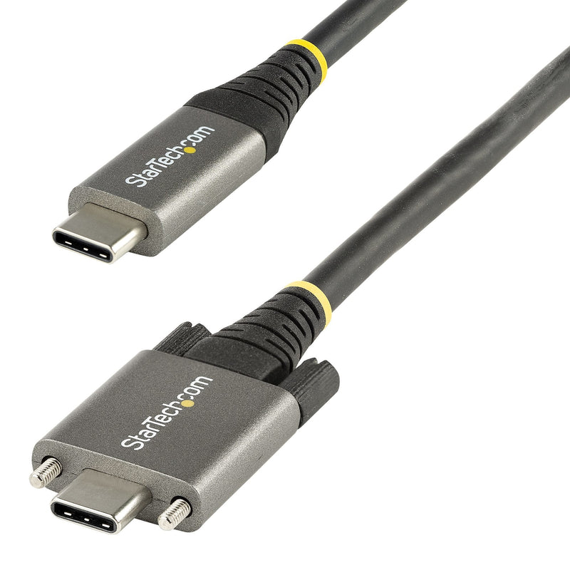 StarTech.com Cable 50CM USB-C With Screws Laterales Fijación 10Gbps USB Cable Type-c USB 3.1/3.2 Gen 2 With Ch