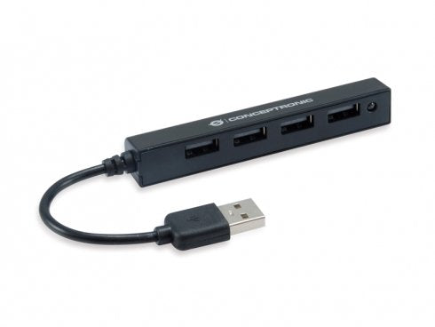 Conceptronic USB Hub 4PORT USB 2.0 Black — image 1