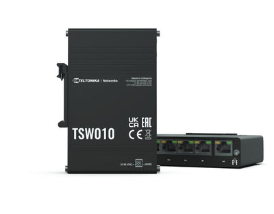 Teltonika · Switch · TSW010 · 5 Port Gigabit Indumrial Unmanaged Switch — image 1
