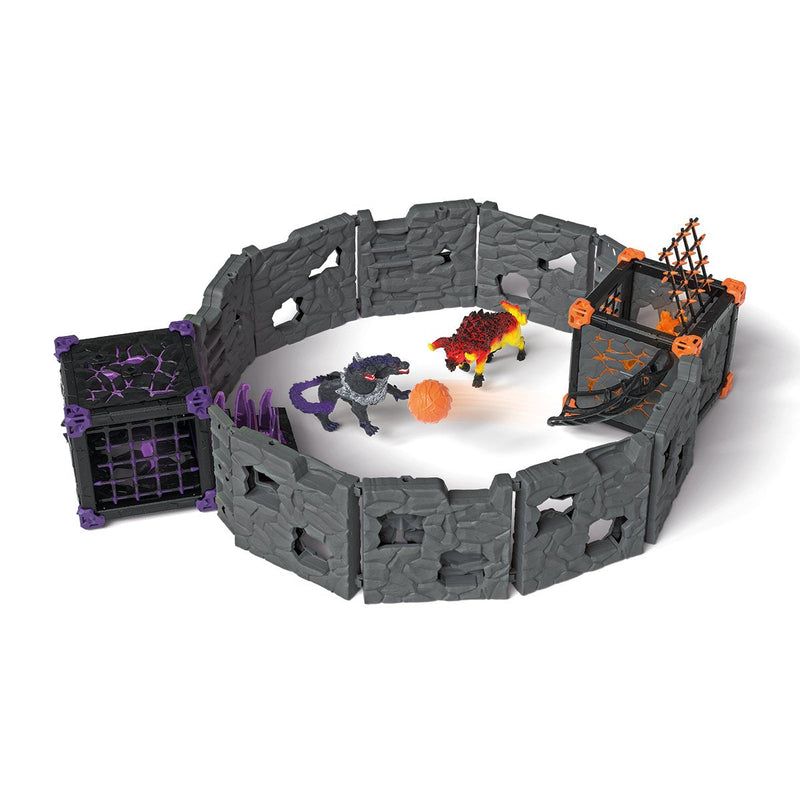 Schleich Eldrador Creatures Battlecave Arena: Lava Vs. Shadow, Figure Toy 42673