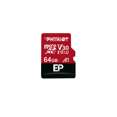 Patriot Micro-sd 64GB Ep Series Sdxc V30, 100MBS/80MBS — image 1