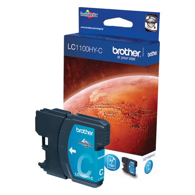 Brother Genuine Ink LC1100HYC LC-1100 Cyan — image 1