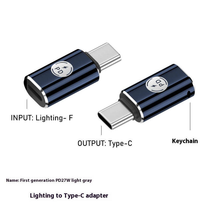 Mobile Phone L To Type-c Male Adapter